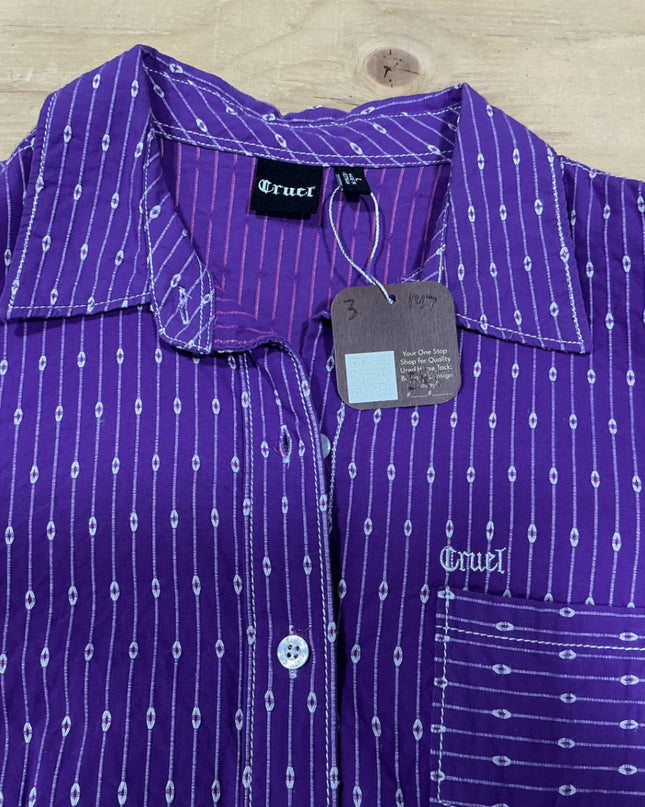 Western shirt cruel Large purple