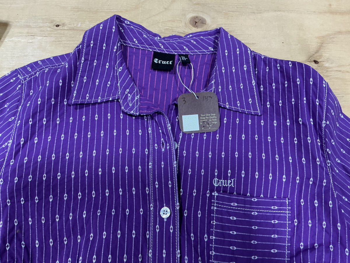 Western shirt cruel Large purple