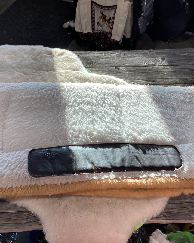 Western Saddle Pad White 32X32