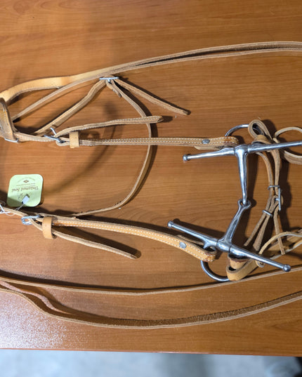 Western Headstall  Bit & Reins Light Tan