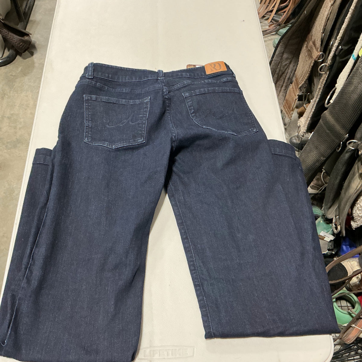 Jeans Ranch Dressn Dark Large Wide Leg