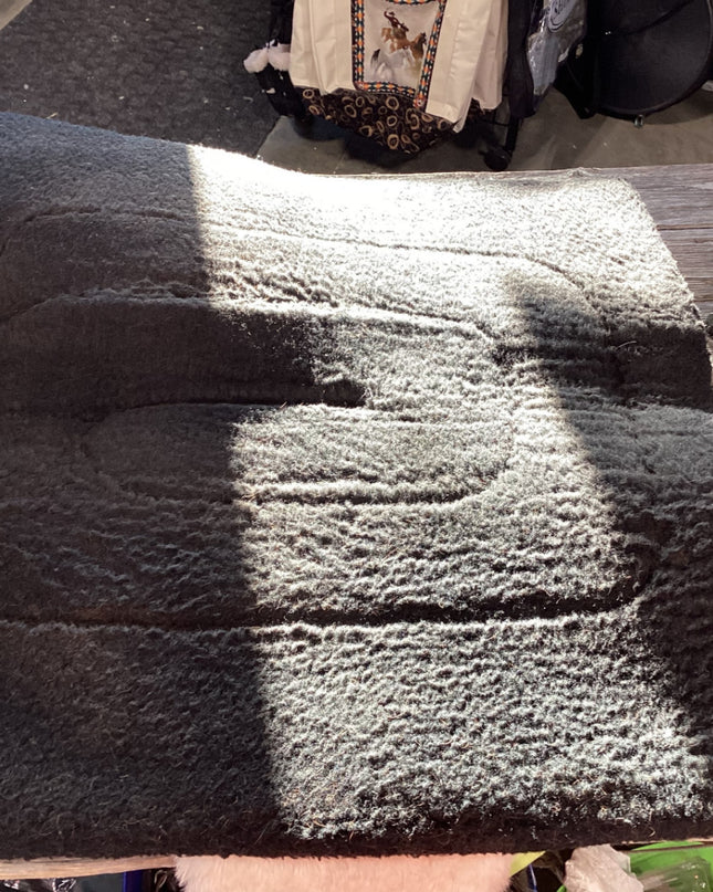 Western Saddle Pad Orange Fleece 30X32