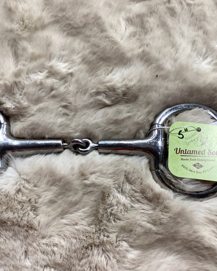 Bit Snaffle Egg Butt 5"