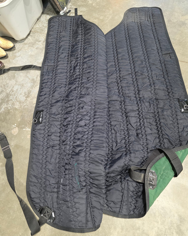 Winter Liner Green Glover Equine   68"