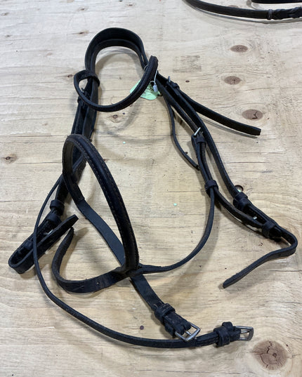 English Bridle Black leather