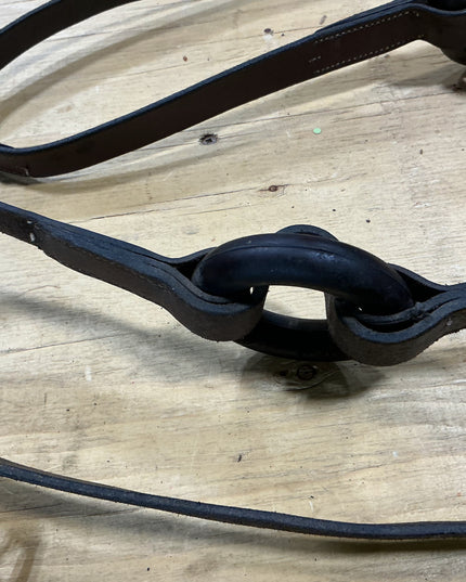 English Reins Side reins brown donut