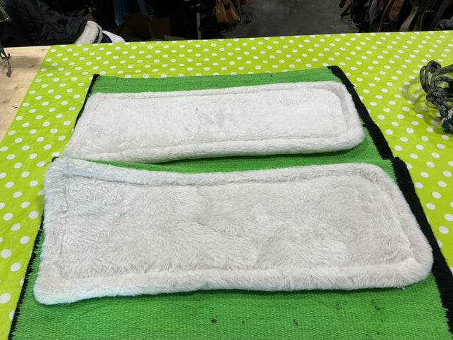 Western Saddle Pad Fleece Bottom 32X34 Green