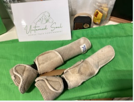Medicine boots with Bells Attached
