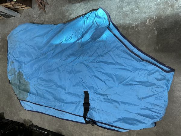 Stable Sheet – Nylon, Light Blue, 76" | Used, Good