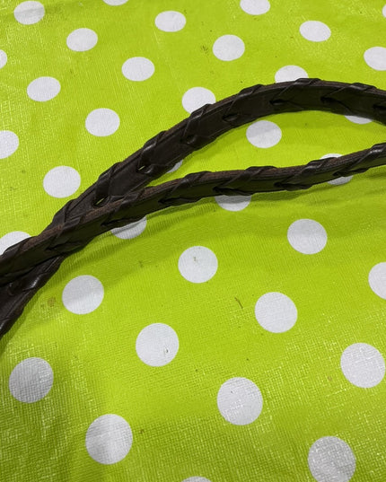 English Reins Braided leather brown