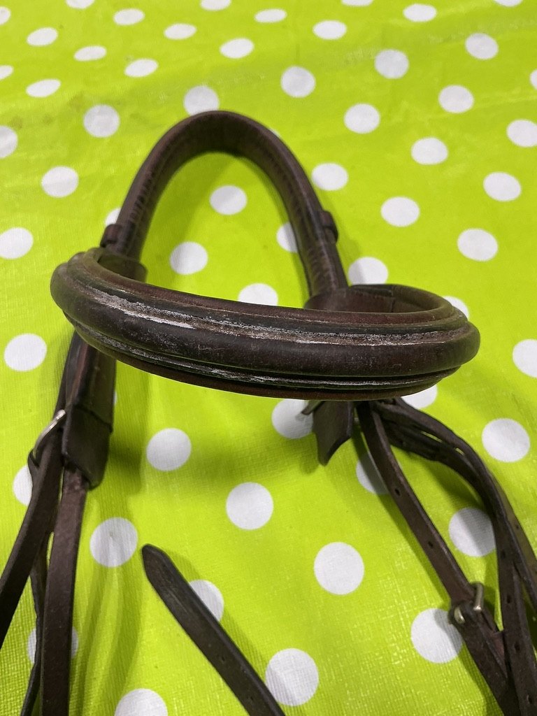 English Bridle Browb Leather