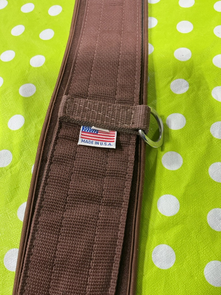 English Girth  Professional choice 50" Brown Fabric elastic ends like new