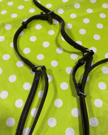 English Breast Collar Leather Brown