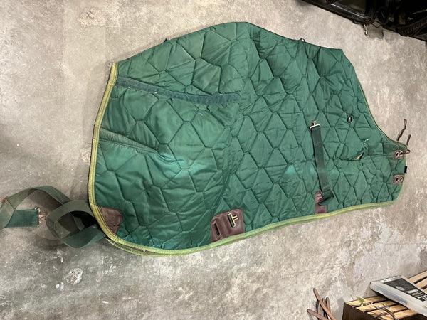Blanket Liner – Green, 74", Est. 50g (Repairs & Rips) | Used, Acceptable