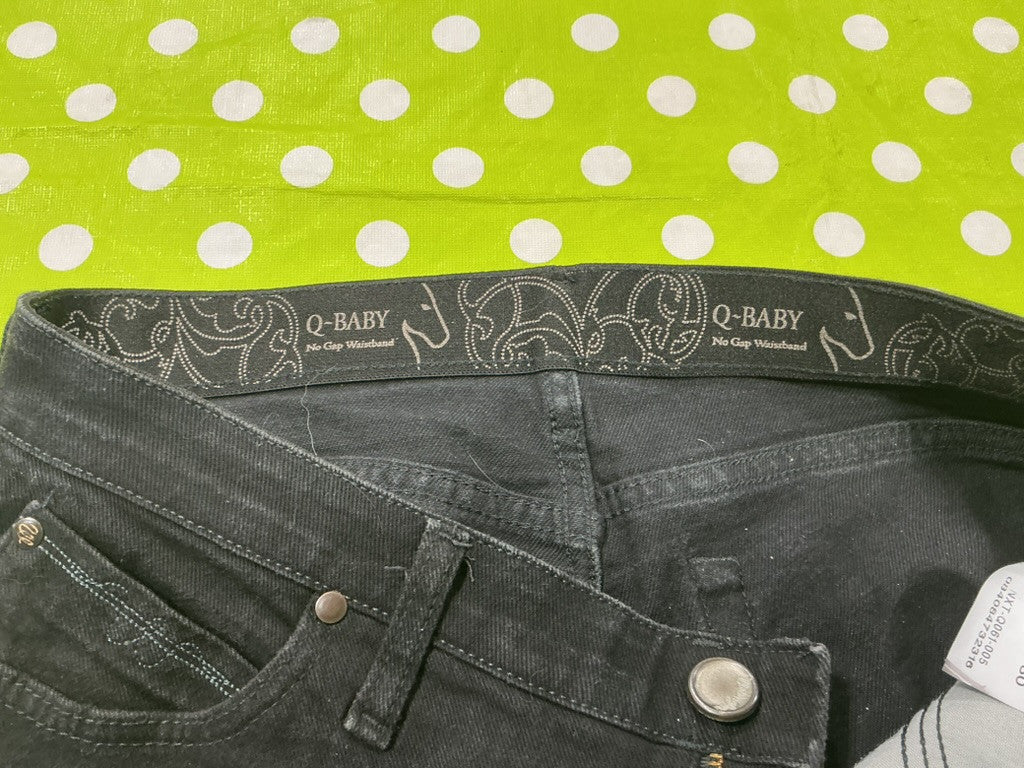 Jeans QBaby Black 9/10 x 30