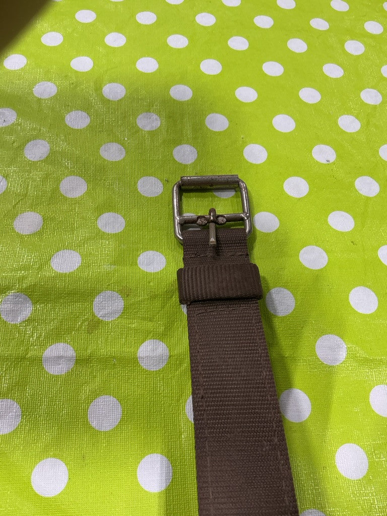 Back Flank Cinch Weaver Brown Nylon 34"
