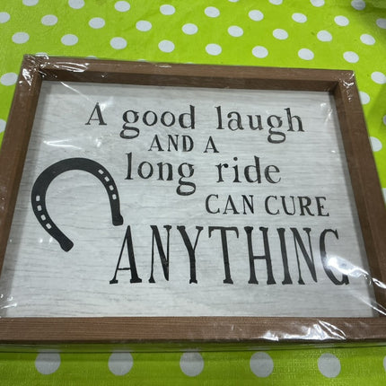 Picture "A Good Laugh" Wood Frame Still in Package