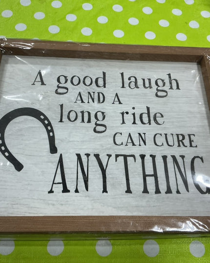 Picture "A Good Laugh" Wood Frame Still in Package
