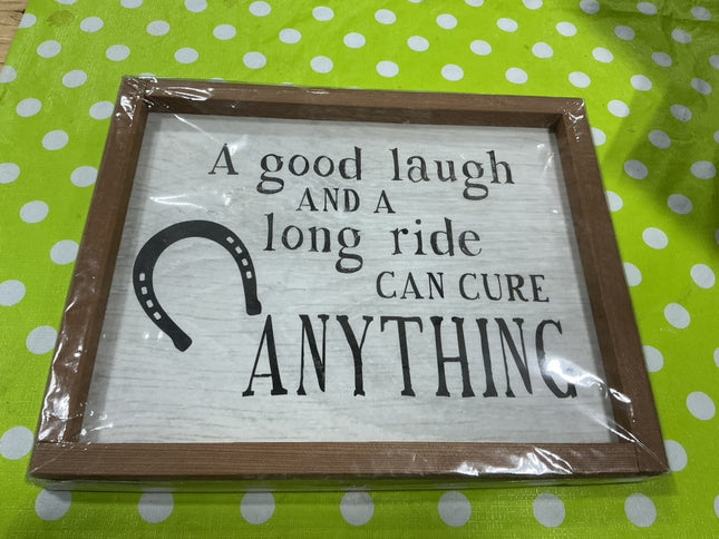 Picture "A Good Laugh" Wood Frame Still in Package