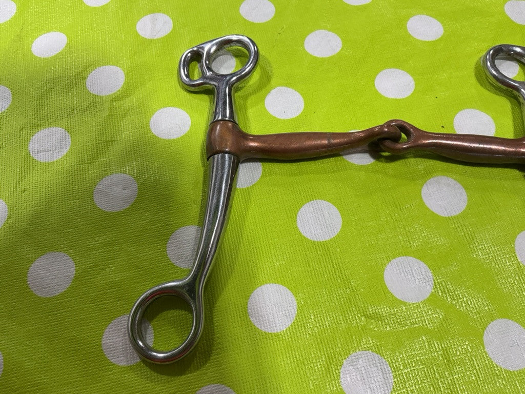 Bit – Tom Thumb Snaffle, Copper Mouthpiece, 5.25" | Used