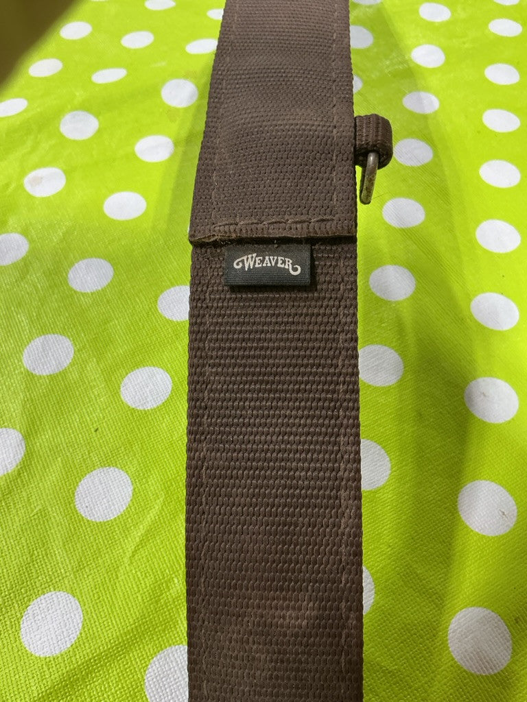 Back Flank Cinch Weaver Brown Nylon 34"
