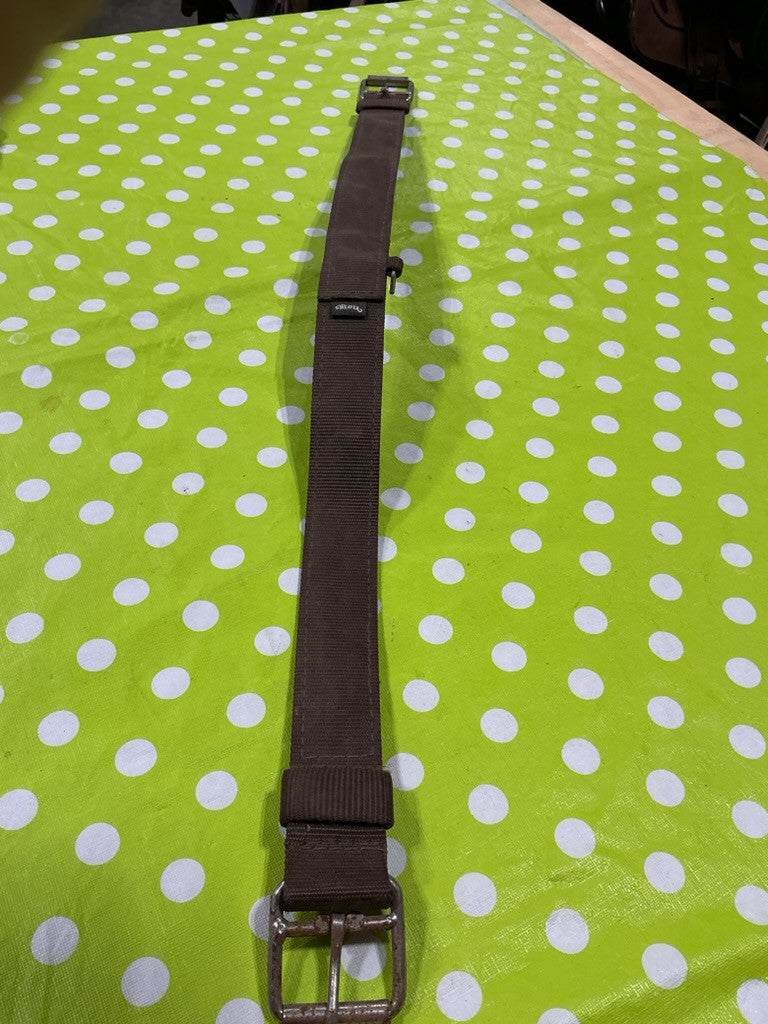 Back Flank Cinch Weaver Brown Nylon 34"