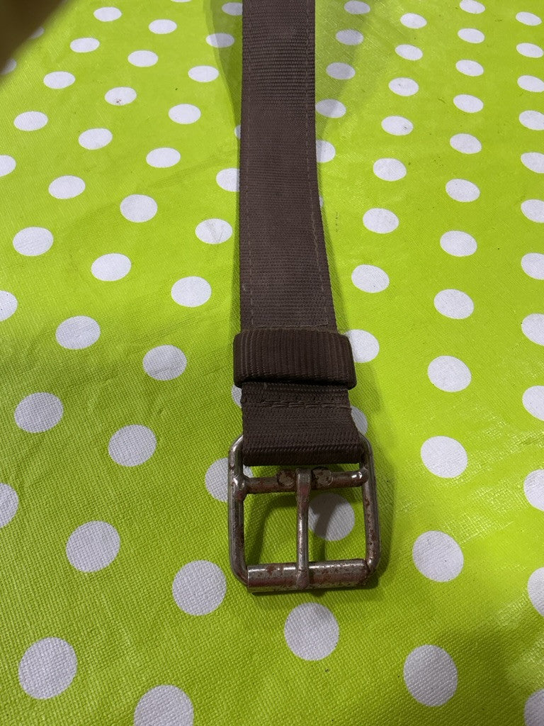 Back Flank Cinch Weaver Brown Nylon 34"