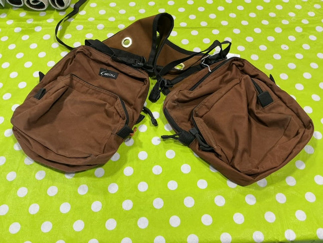Saddle Bags Brown Like New