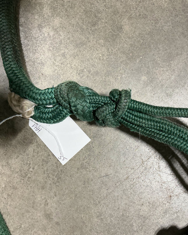 Halter Rope & Lead Green