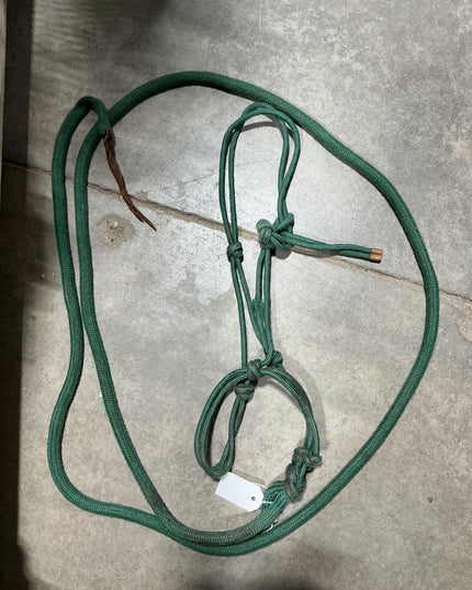 Halter Rope & Lead Green