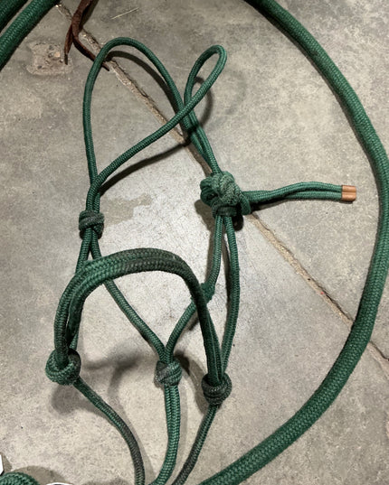 Halter Rope & Lead Green