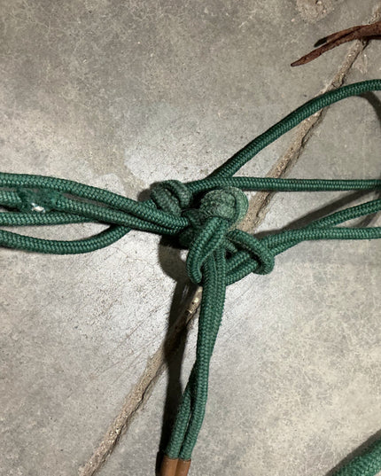 Halter Rope & Lead Green