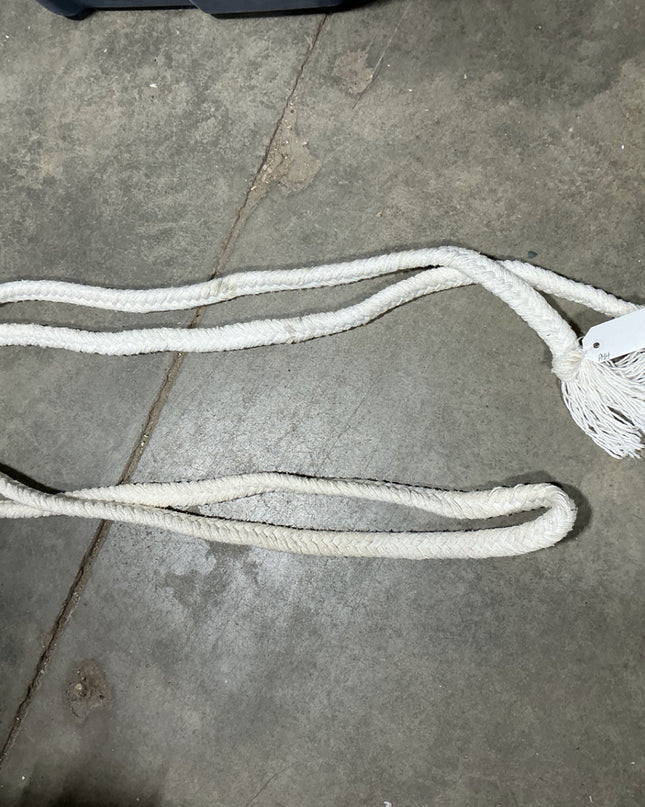 Western Reins Braided White