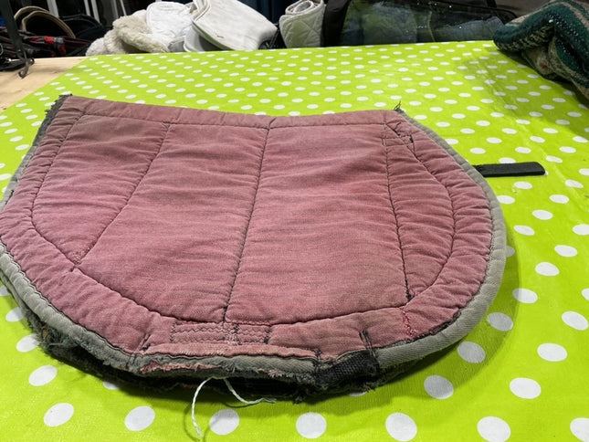 English Saddle Pad Older Red
