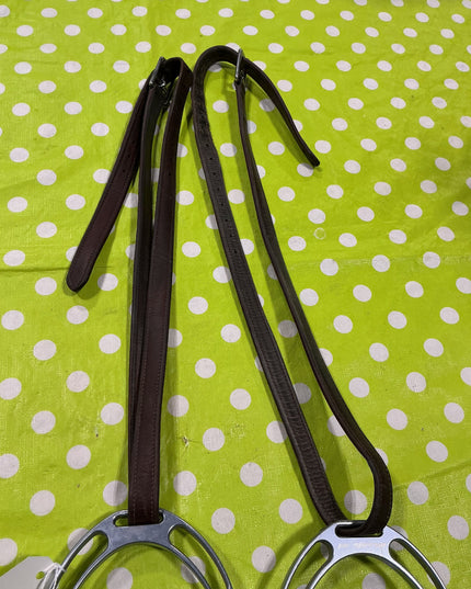 Stirrups Aluminum & Leathers 