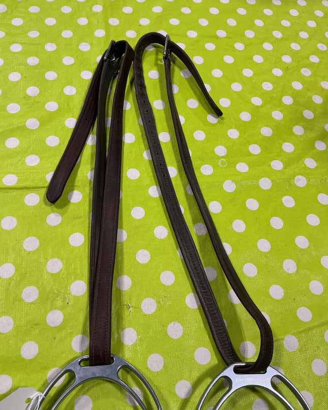 Stirrups Aluminum & Leathers 