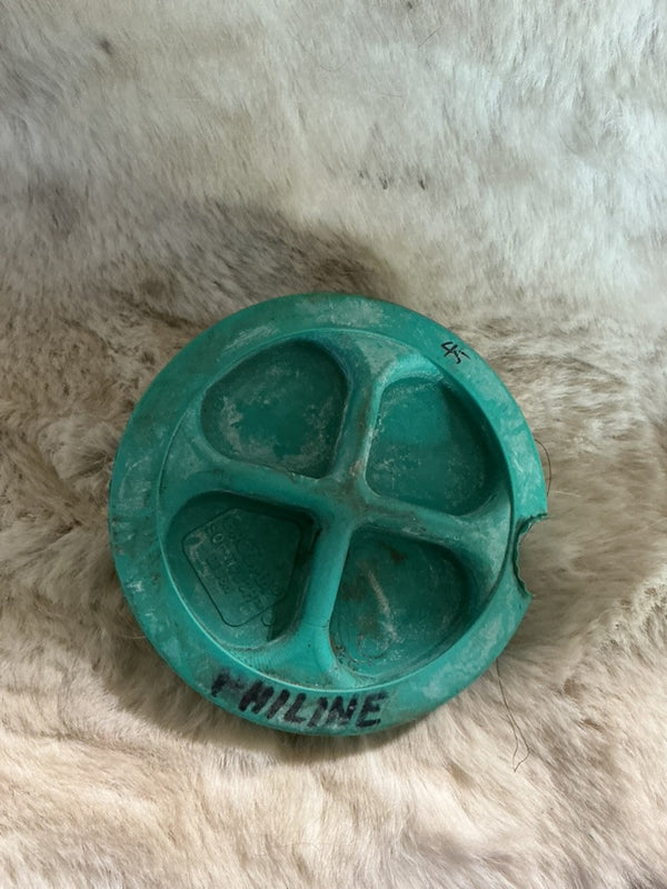 Curry Comb – Soft, Green, Round | Used, Good