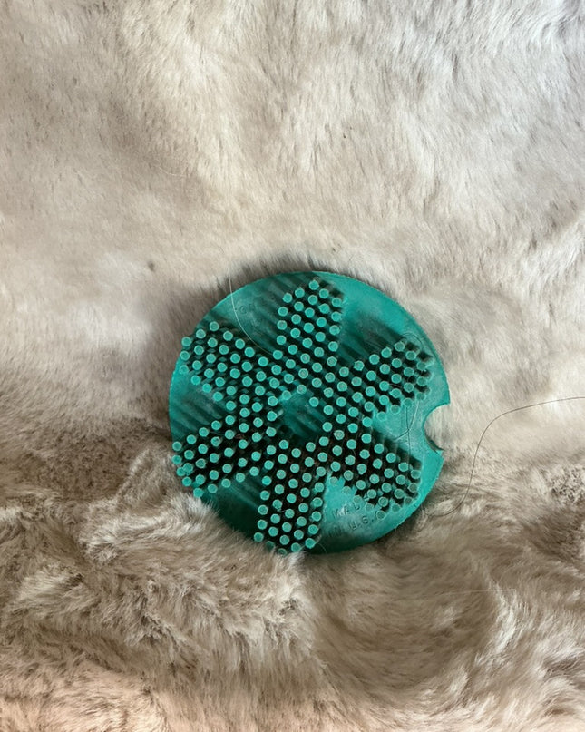 Curry Comb Soft Green round