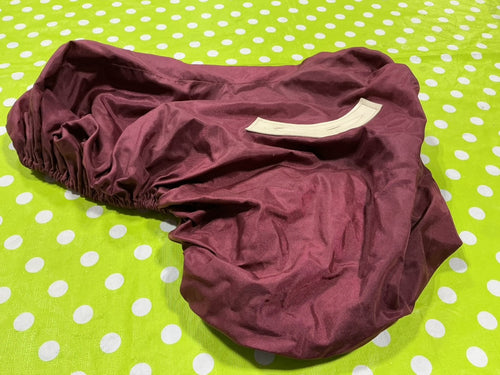 English Saddle Cover – Maroon | Used, Very Good