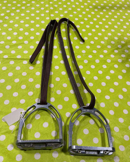 Stirrups Aluminum & Leathers 