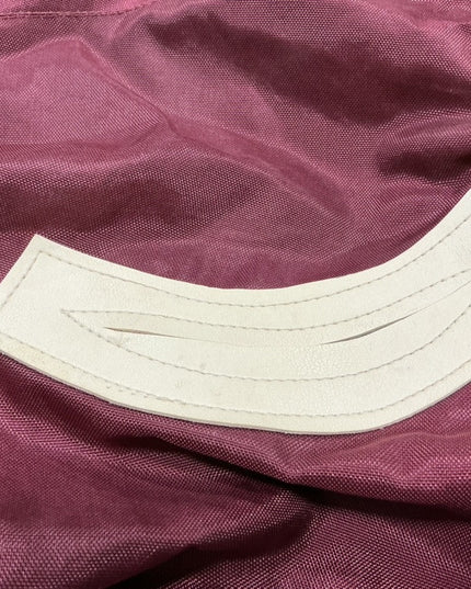 English Saddle Cover Maroon.