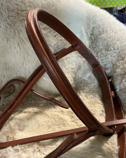 English Bridle & Reins Med Brown