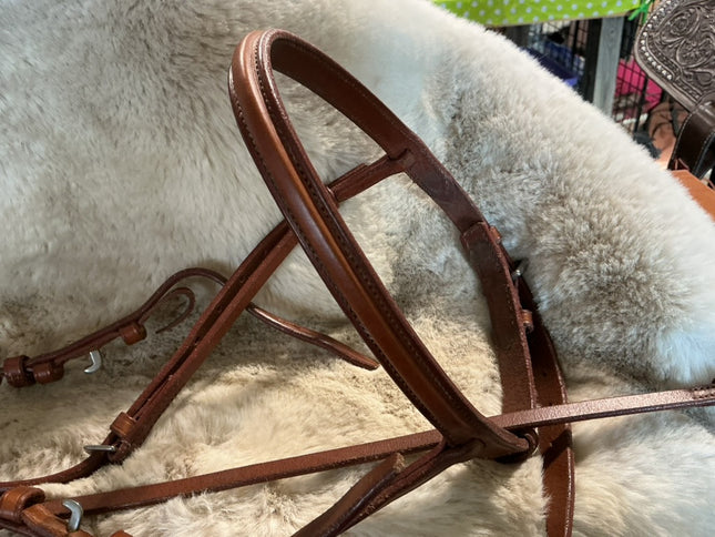 English Bridle & Reins Med Brown