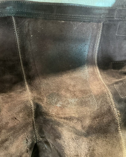 English 1/2 Chaps DK Brown Medium