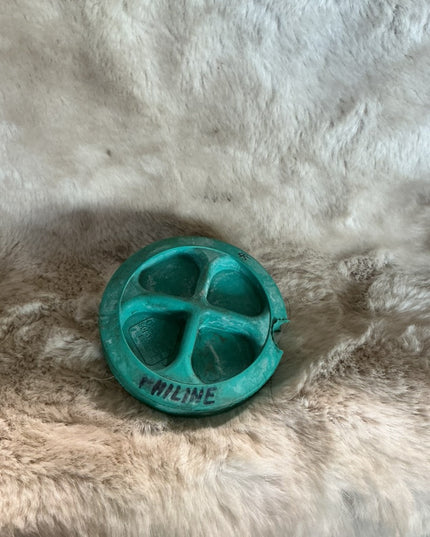 Curry Comb Soft Green round
