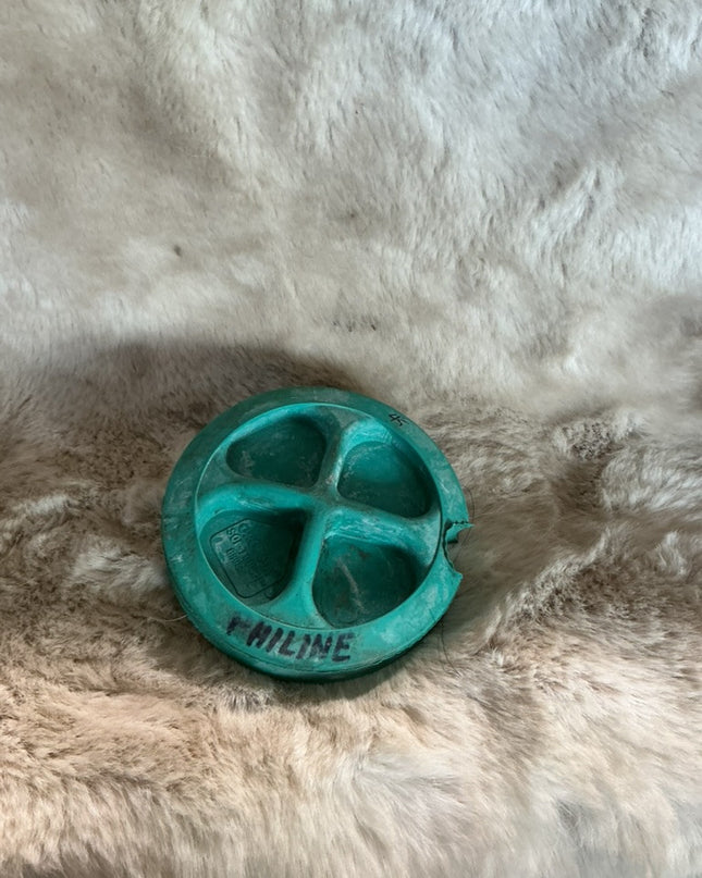 Curry Comb Soft Green round