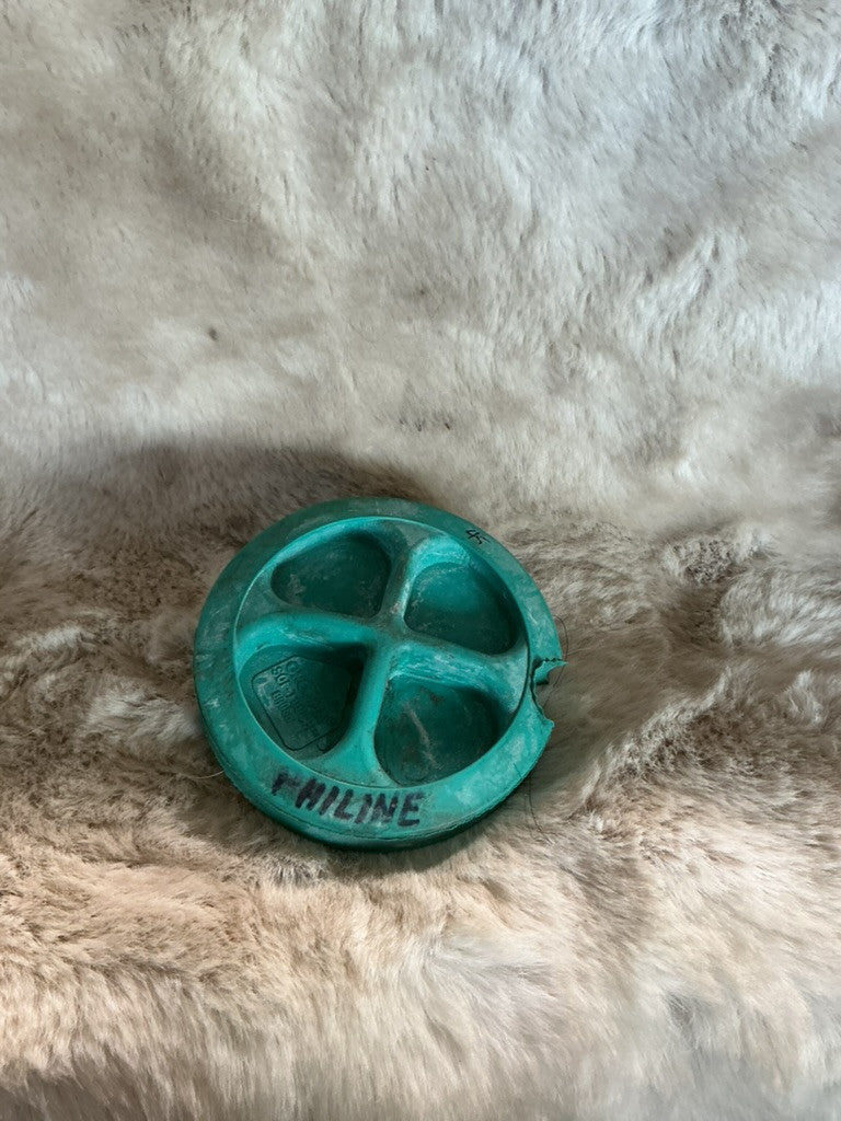 Curry Comb Soft Green round