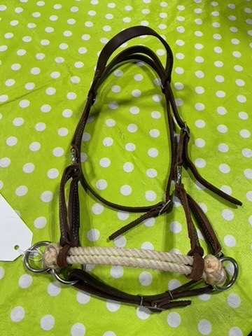 Western bitless sidepull bridle