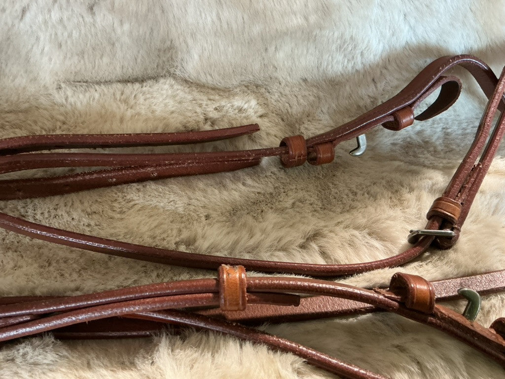 English Bridle & Reins Med Brown