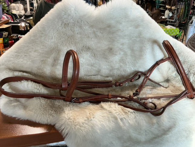 English Bridle & Reins Med Brown